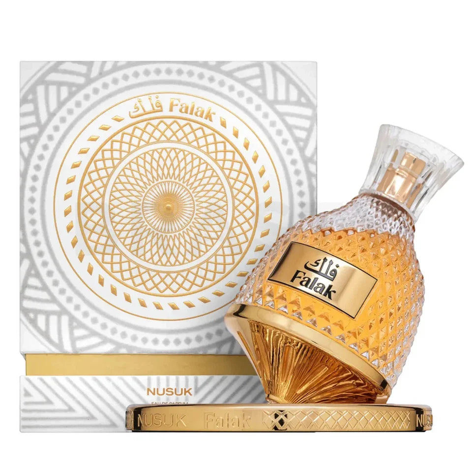 NUSUK Falak Eau de Parfum 3.4 oz (100ml) – Unisex Long-Lasting Fragrance Spray