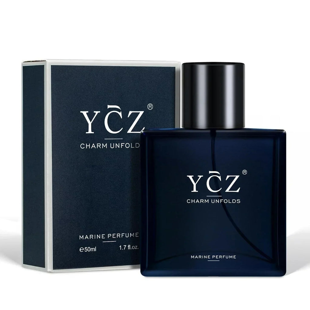 YCZ Charm Unfolds Marine Perfume for Men 1.7 oz (50ml) – Long-Lasting Fresh Men's Fragrance