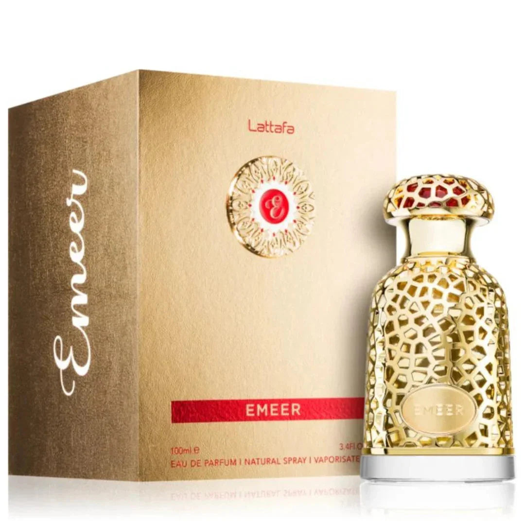 Lattafa Emeer Eau de Parfum Spray 3.4 oz (100ml) – Long-Lasting Unisex Fragrance, New